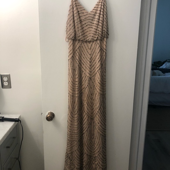 Adrianna Papell beaded gown - Picture 1 of 5